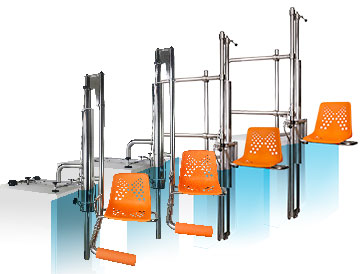 Wide range of pool lifts