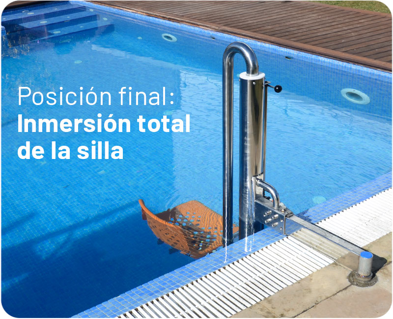 Elevador de piscinas hidráulico Acess B2